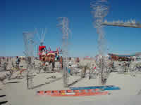 Sculptures outside Center Camp