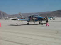 Black Rock Travel Agency's plane