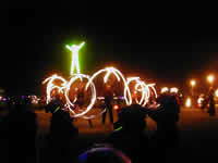 The Man burns