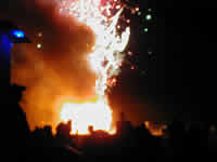 The Man burns