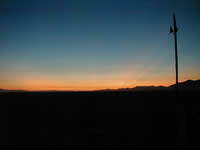 Sunrise at Black Rock City