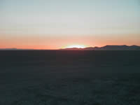 Sunrise at Black Rock City