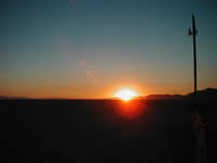 Sunrise at Black Rock City