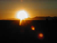 Sunrise at Black Rock City