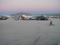 Sunset at Black Rock City