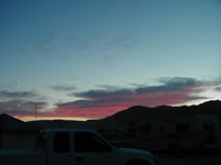Sunset at Black Rock City