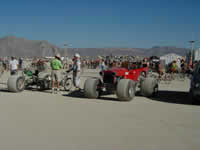 Pedal power at Burning Man