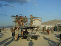 Vehicles and art cars at Burning Man