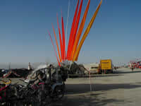 Vehicles and art cars at Burning Man
