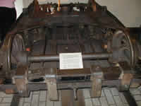 Cable car wheel chassis