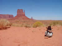 Frank in Monument Valley