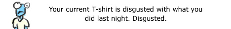 Time for a new t-shirt?  Might I recommend one of these...