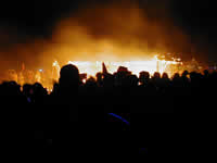 The Man burns