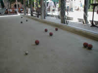 Frank doing Bocce