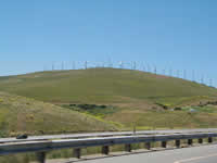 Windmills in the Livermore hills
